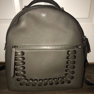Fendi Coal + Palladium Whipstitch Backpack, NEW